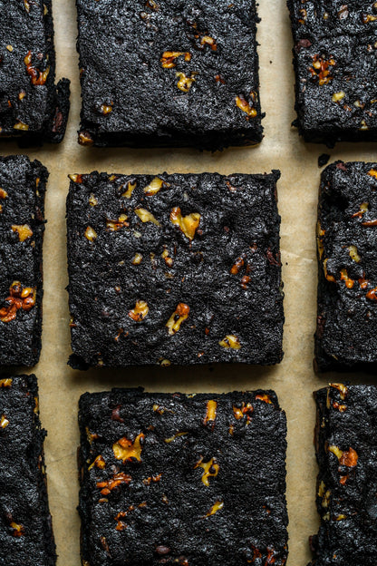 Walnut Protein Brownies