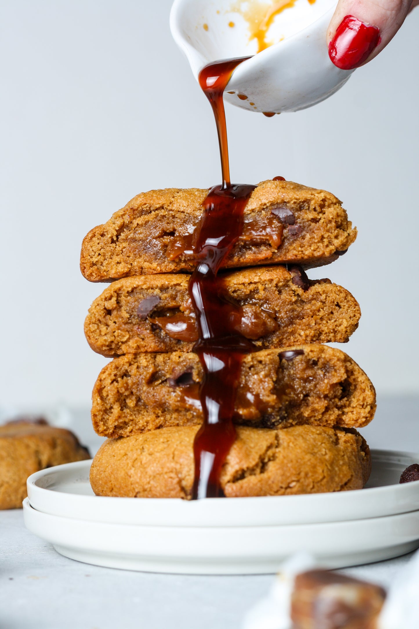 Caramel Stuffed Cookies